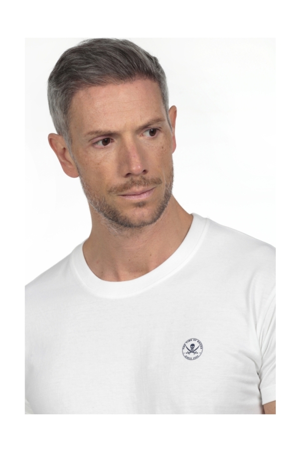 Camiseta Mark Hombre The Time Of Bocha RV1C02 Blanco