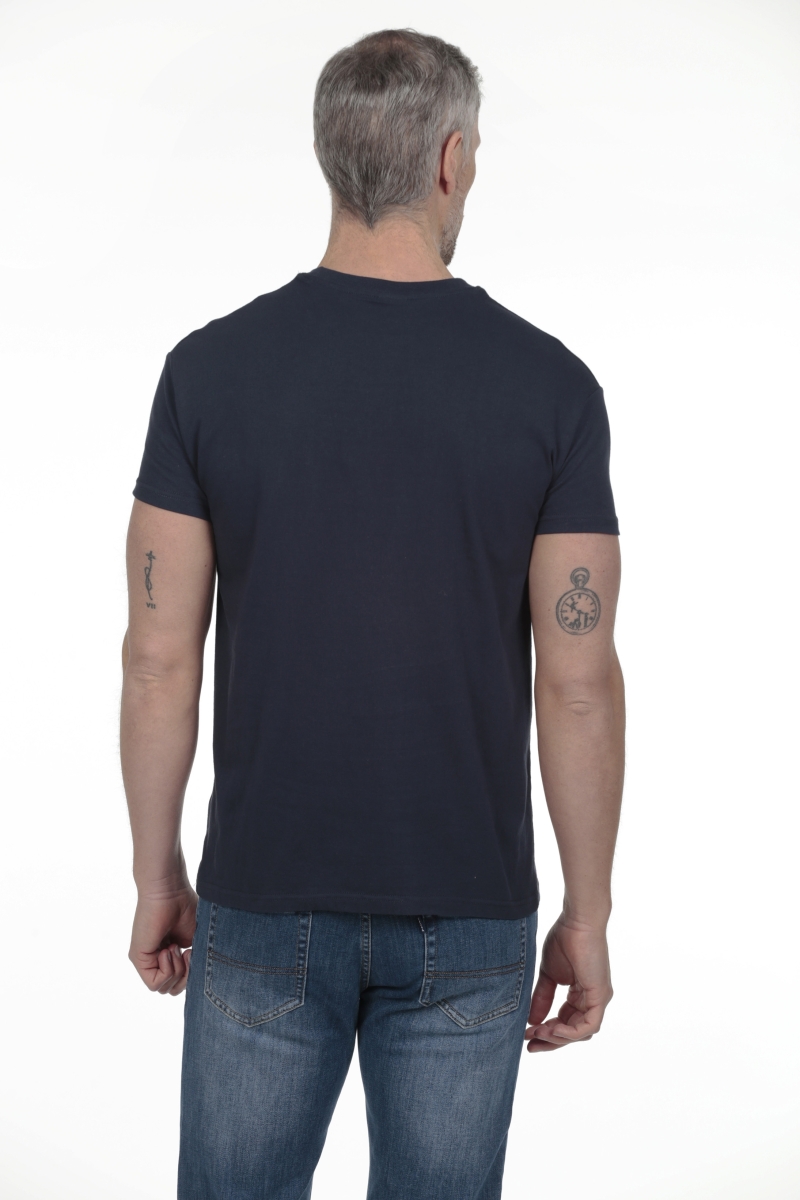 Camiseta Mark Hombre The Time Of Bocha RV1C02 Marino 2