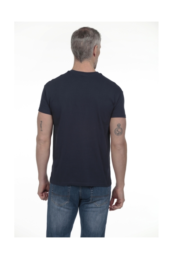 Camiseta Mark Hombre The Time Of Bocha RV1C02 Marino