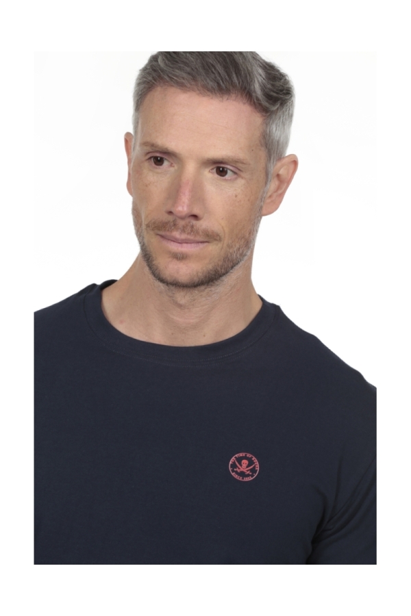 Camiseta Mark Hombre The Time Of Bocha RV1C02 Marino