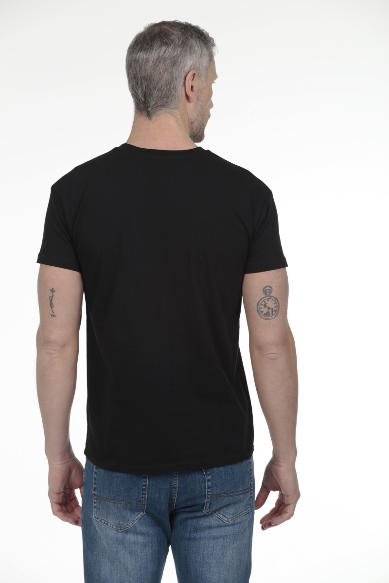 Camiseta Mark Hombre The Time Of Bocha RV1C02 Negro 2