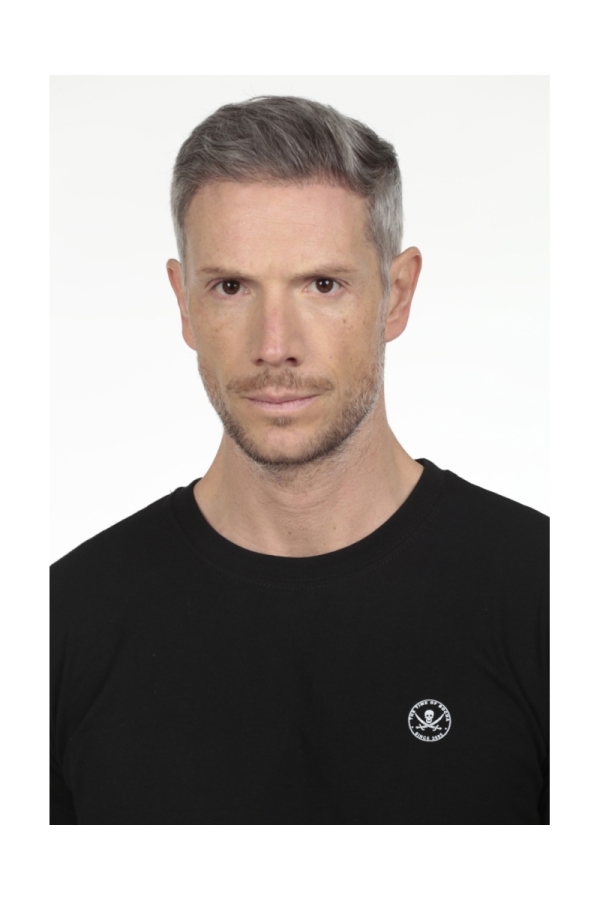 Camiseta Mark Hombre The Time Of Bocha RV1C02 Negro