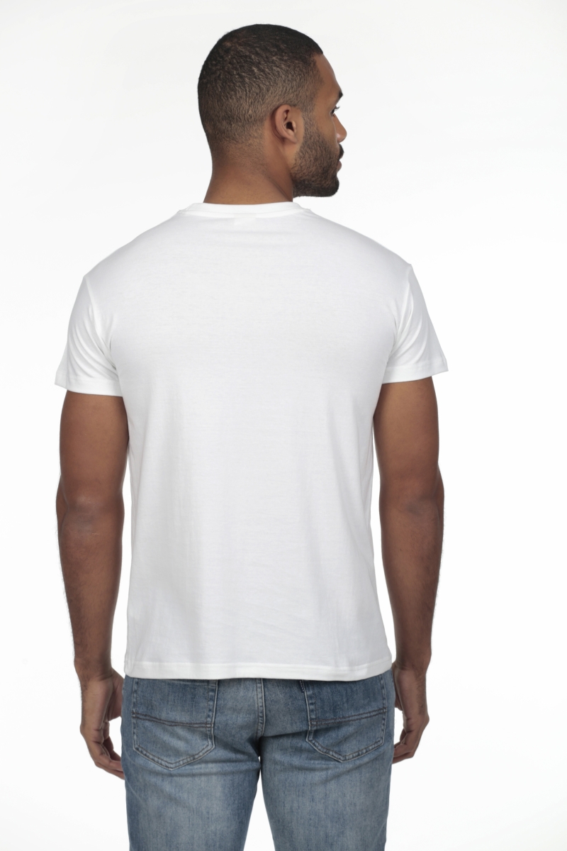 Camiseta Patch Hombre The Time Of Bocha RV1C03 Blanco 2