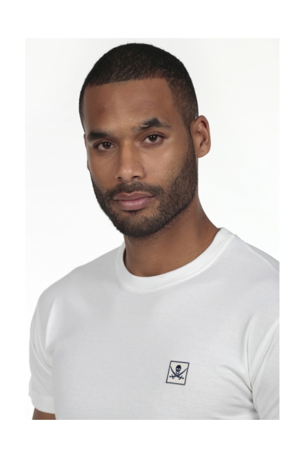Camiseta Patch Hombre The Time Of Bocha RV1C03 Blanco