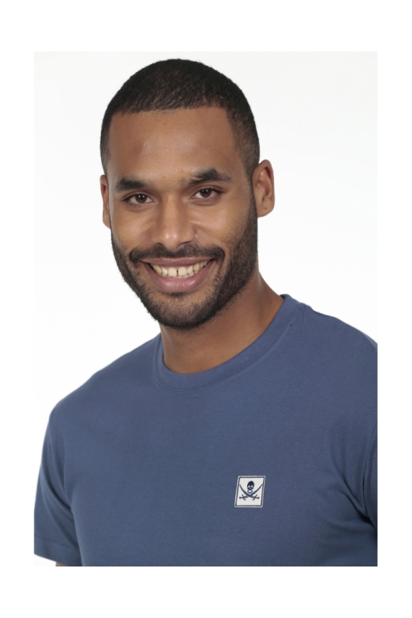 Camiseta Patch Hombre The Time Of Bocha RV1C03 Denim