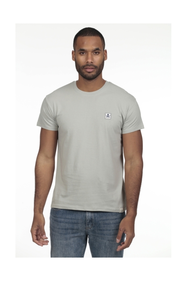 Camiseta Patch Hombre The Time Of Bocha RV1C03 Gris