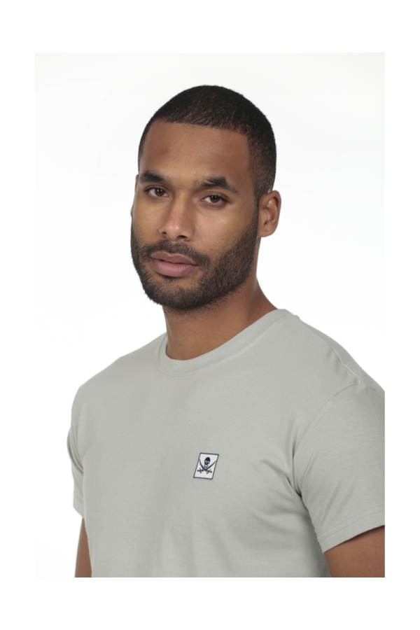 Camiseta Patch Hombre The Time Of Bocha RV1C03 Gris