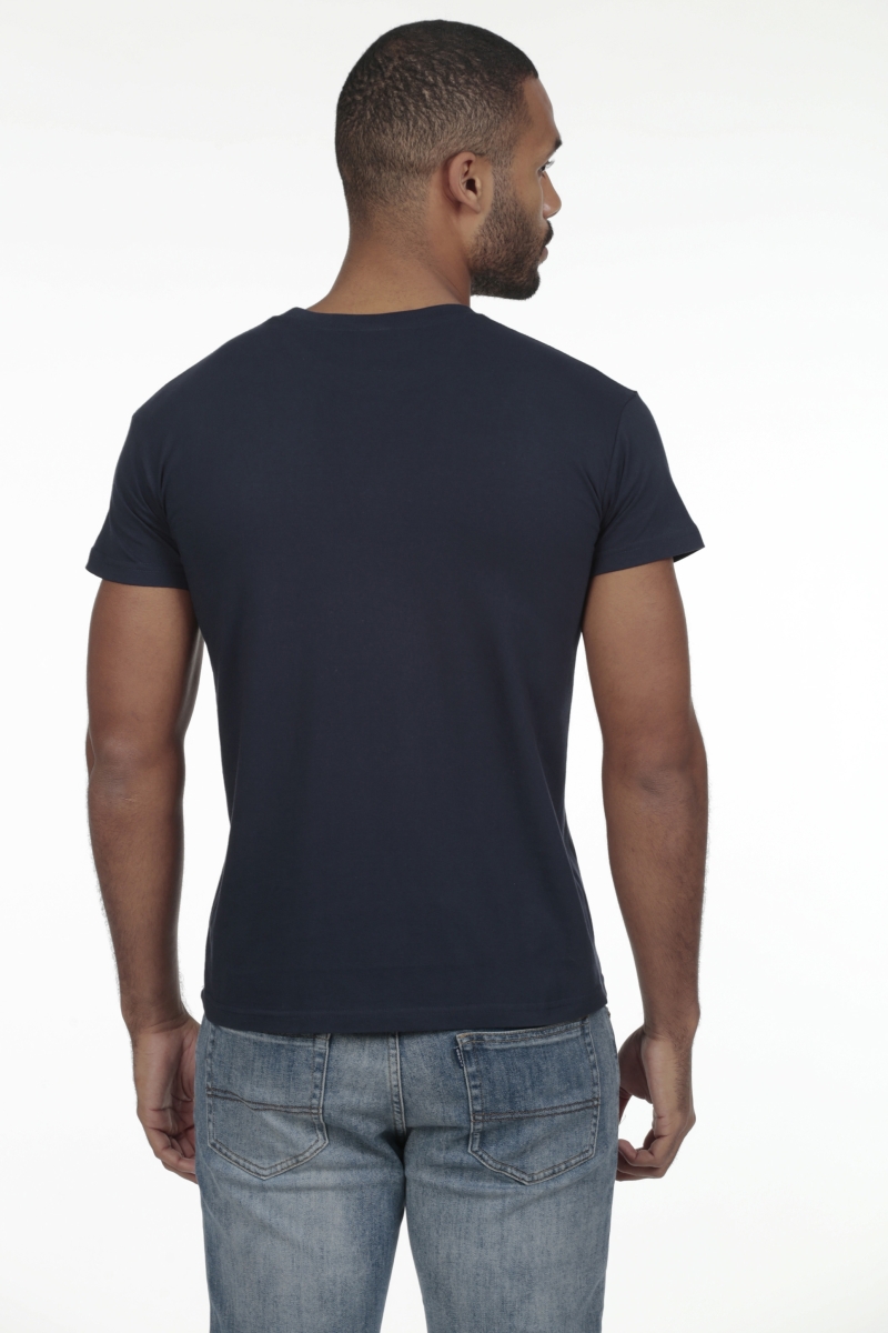 Camiseta Patch Hombre The Time Of Bocha RV1C03 Marino 2