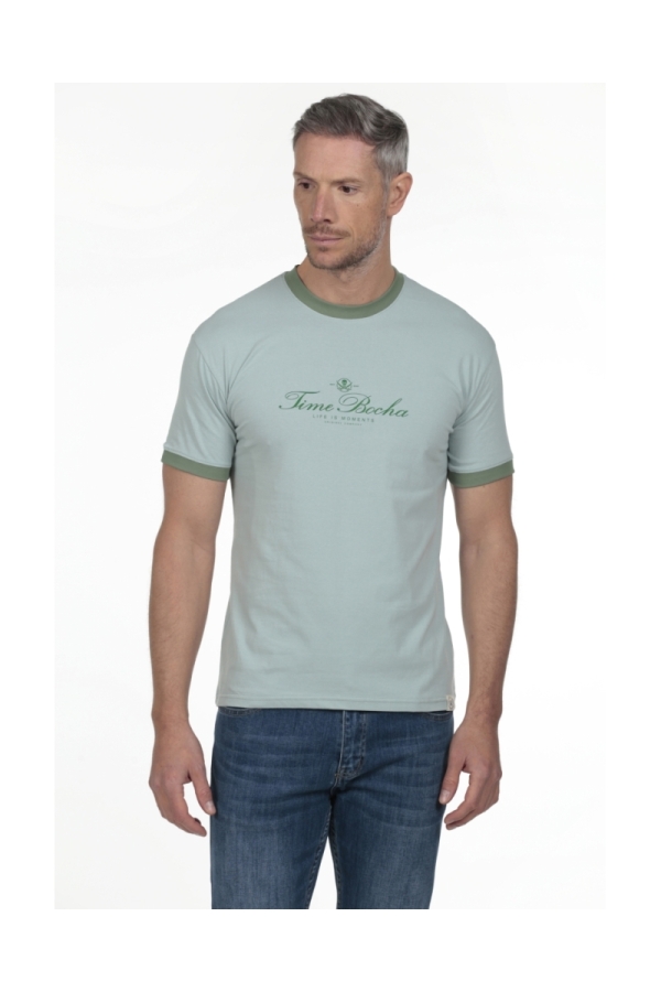 Camiseta Combi Hombre The Time Of Bocha RV1C04 Aloe