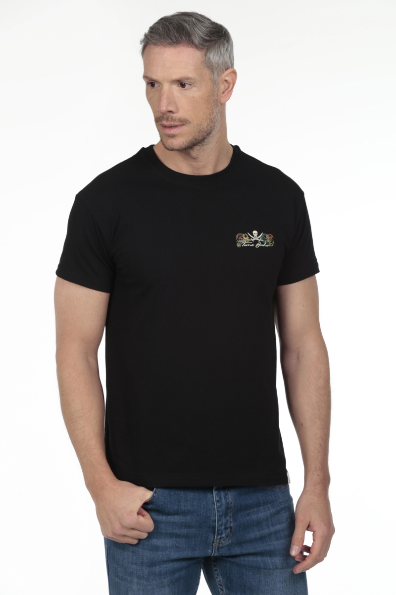 Camiseta Postal Hombre The Time Of Bocha RV1C06 Negro