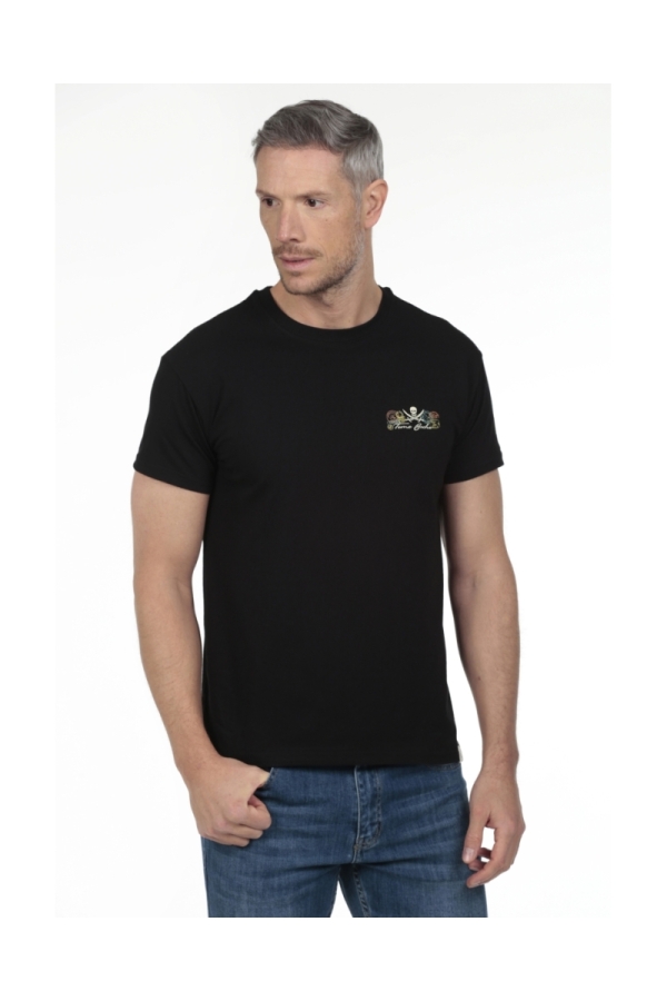 Camiseta Postal Hombre The Time Of Bocha RV1C06 Negro