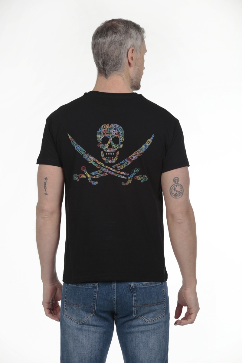 Camiseta Postal Hombre The Time Of Bocha RV1C06 Negro 2