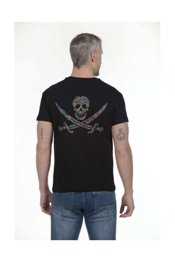 Camiseta Postal Hombre The Time Of Bocha RV1C06 Negro