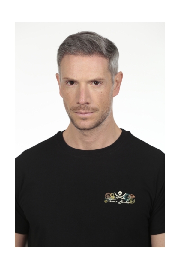 Camiseta Postal Hombre The Time Of Bocha RV1C06 Negro
