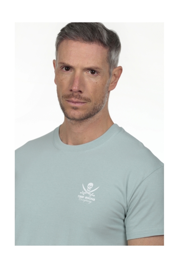 Camiseta Sensaciones Hombre The Time Of Bocha RV1C08 Aloe