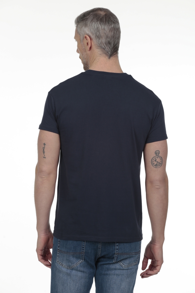 Camiseta Calavera Bico Hombre The Time Of Bocha RV1C09 Marino 2