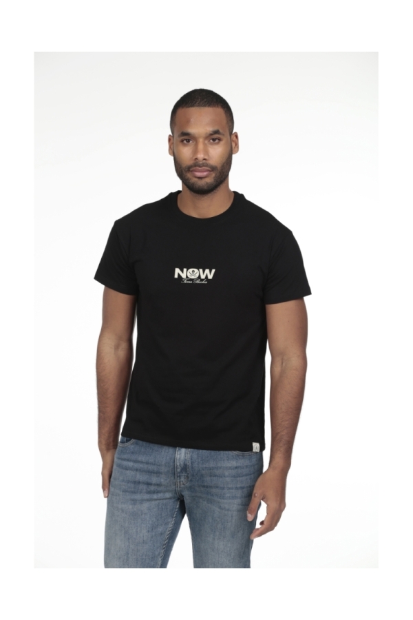 Camiseta Now Hombre The Time Of Bocha RV1C10 Negro