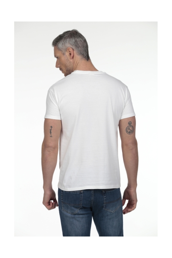 Camiseta Time Bocha Hombre The Time Of Bocha RV1C11 Blanco