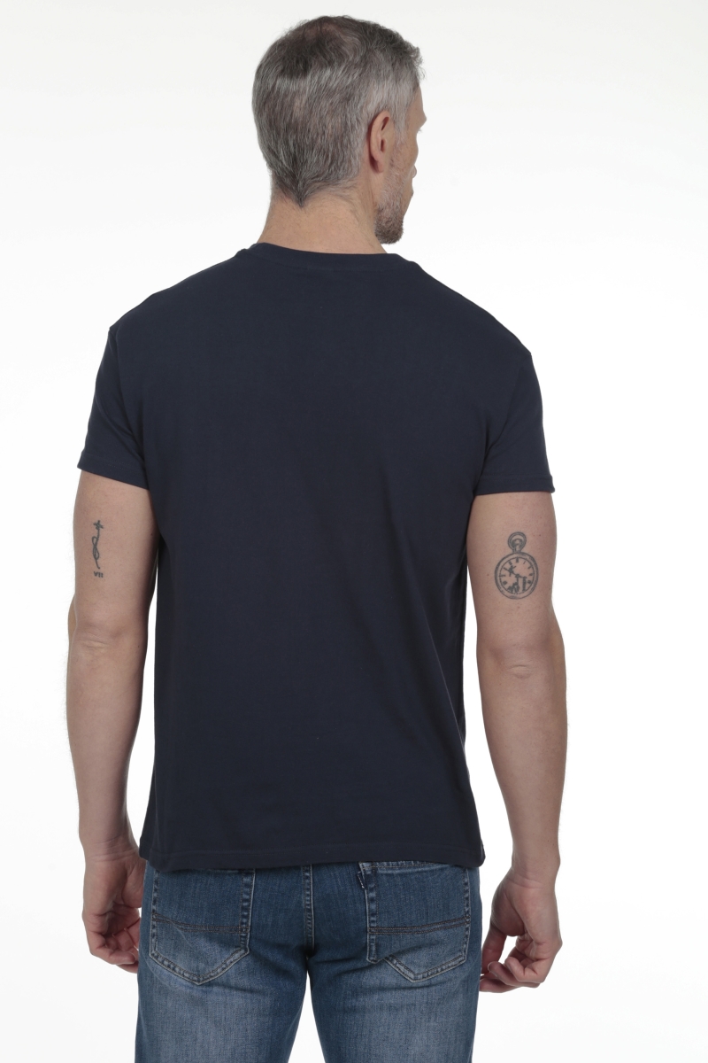 Camiseta Time Bocha Hombre The Time Of Bocha RV1C11 Marino 2