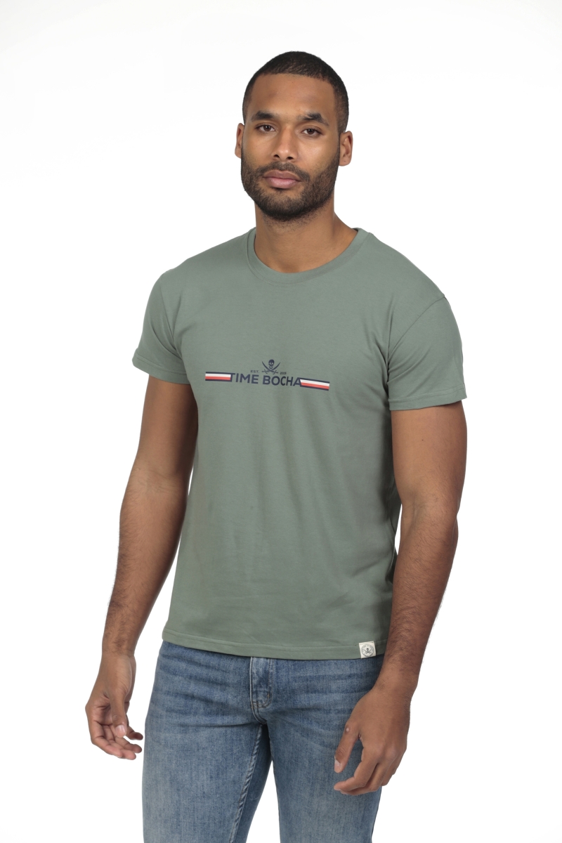 Camiseta Time Bocha Hombre The Time Of Bocha RV1C11 Verde