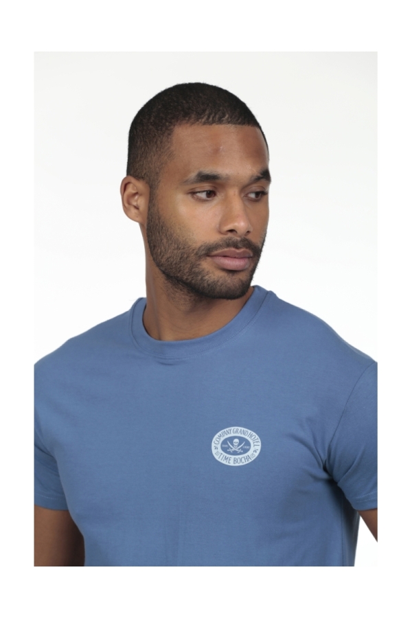 Camiseta Gran Hotel Hombre The Time Of Bocha RV1C12 Azul.Jea