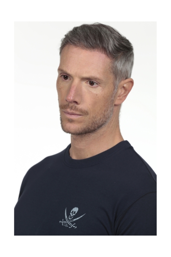 Camiseta Bordado Hombre The Time Of Bocha RV1C14 Marino