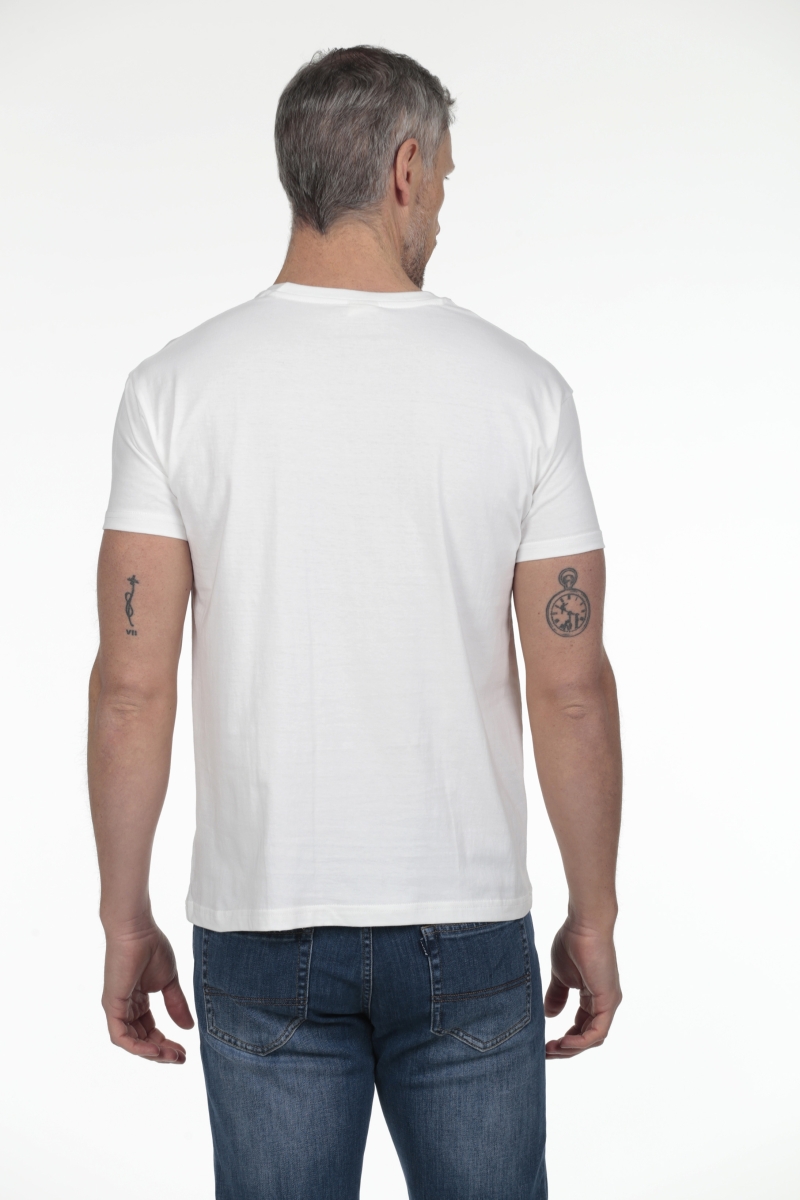 Camiseta Furgo Hombre The Time Of Bocha RV1C15 Blanco 2
