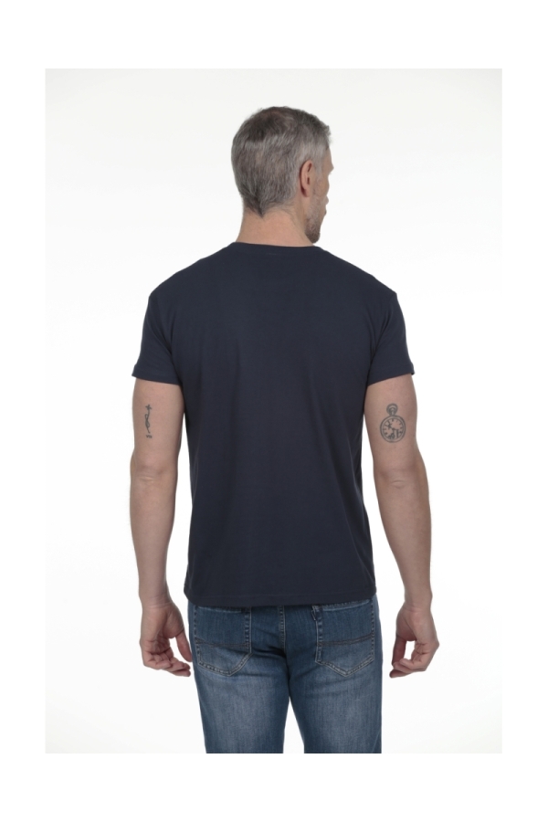 Camiseta Caravela Hombre The Time Of Bocha RV1C17 Marino