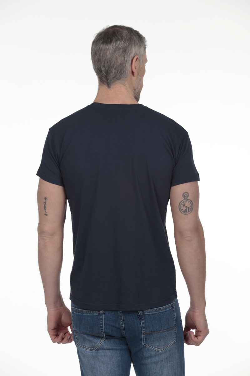Camiseta Trival Hombre The Time Of Bocha RV1C18 Marino 2