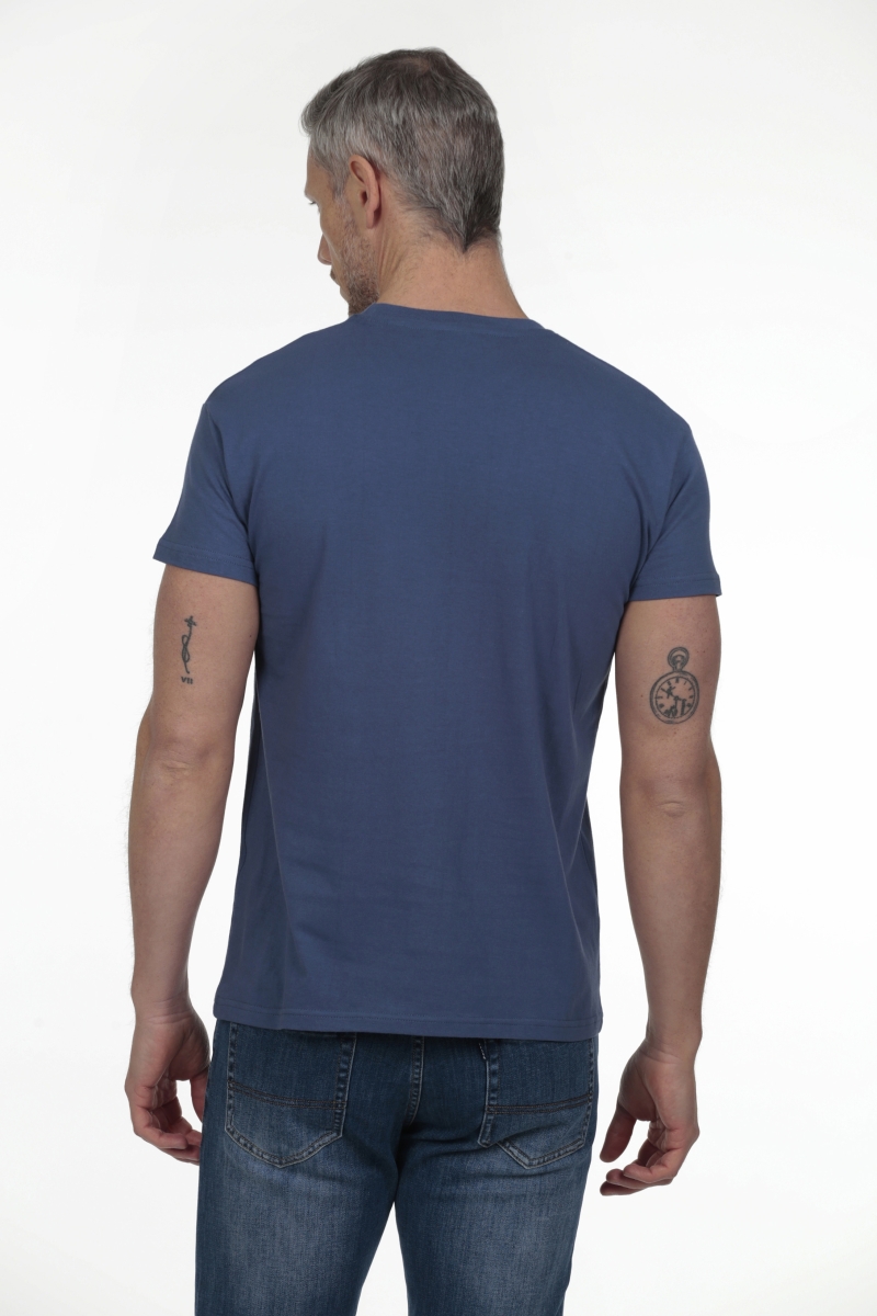 Camiseta Champion Hombre The Time Of Bocha RV1C20 Denim 2