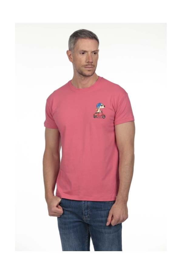 Camiseta Dog Hombre The Time Of Bocha RV1C21 Coral