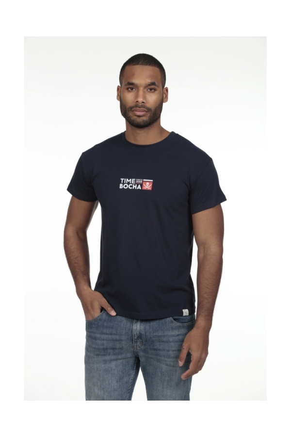 Camiseta Mapa Hombre The Time Of Bocha RV1C23 Marino