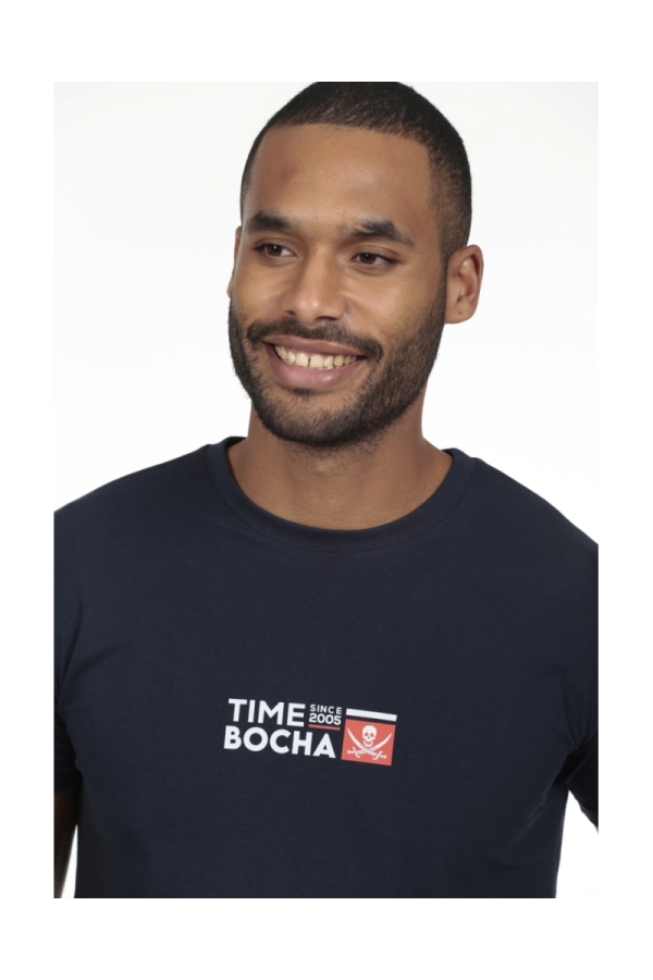 Camiseta Mapa Hombre The Time Of Bocha RV1C23 Marino