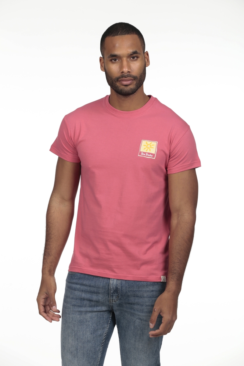 Camiseta Sol Hombre The Time Of Bocha RV1C24 Coral