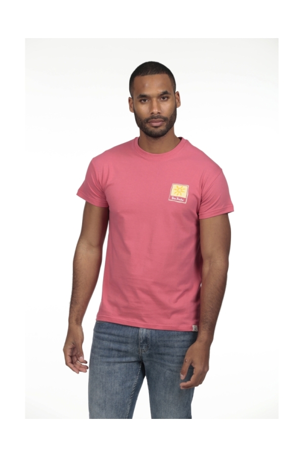 Camiseta Sol Hombre The Time Of Bocha RV1C24 Coral