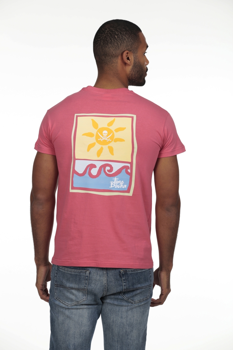 Camiseta Sol Hombre The Time Of Bocha RV1C24 Coral 2