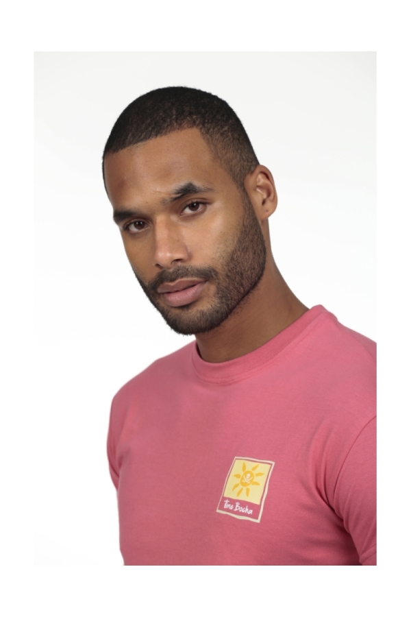 Camiseta Sol Hombre The Time Of Bocha RV1C24 Coral