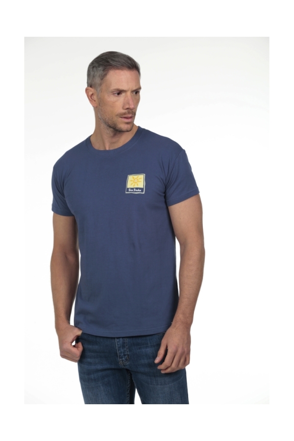 Camiseta Sol Hombre The Time Of Bocha RV1C24 Denim