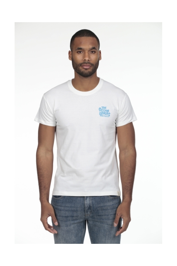 Camiseta Ocean Hombre The Time Of Bocha RV1C25 Blanco