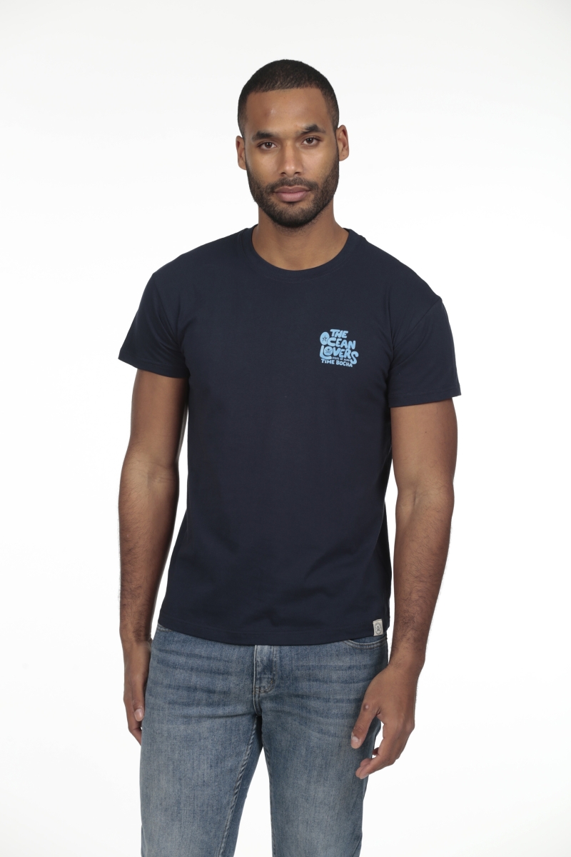 Camiseta Ocean Hombre The Time Of Bocha RV1C25 Marino
