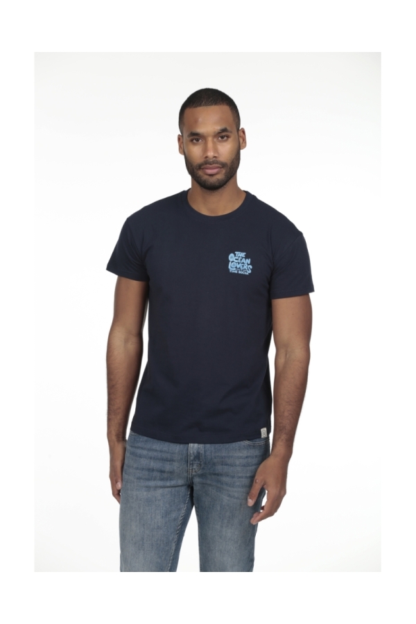 Camiseta Ocean Hombre The Time Of Bocha RV1C25 Marino