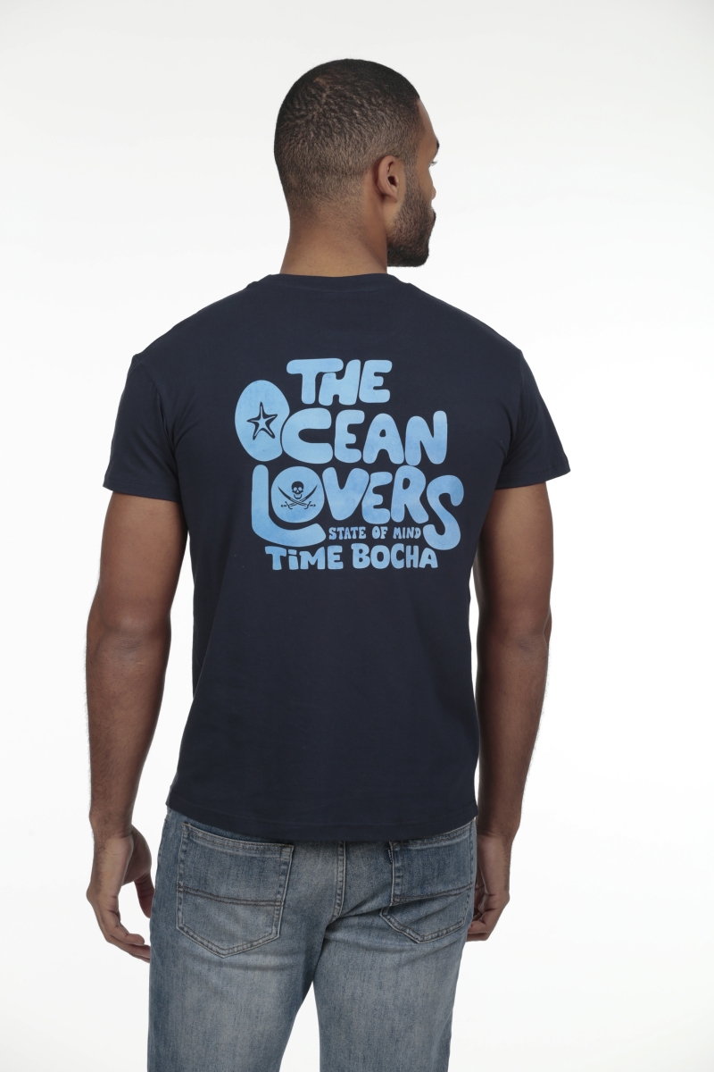 Camiseta Ocean Hombre The Time Of Bocha RV1C25 Marino 2