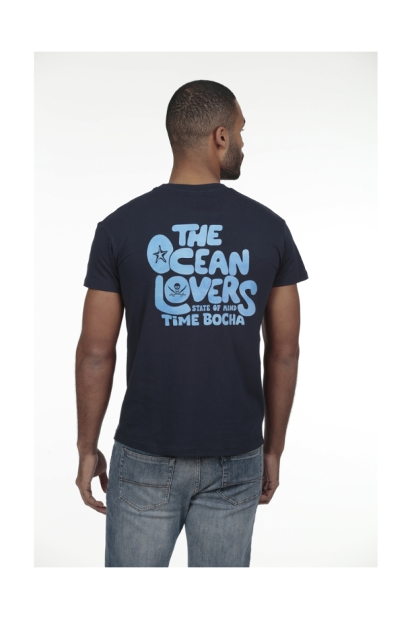 Camiseta Ocean Hombre The Time Of Bocha RV1C25 Marino