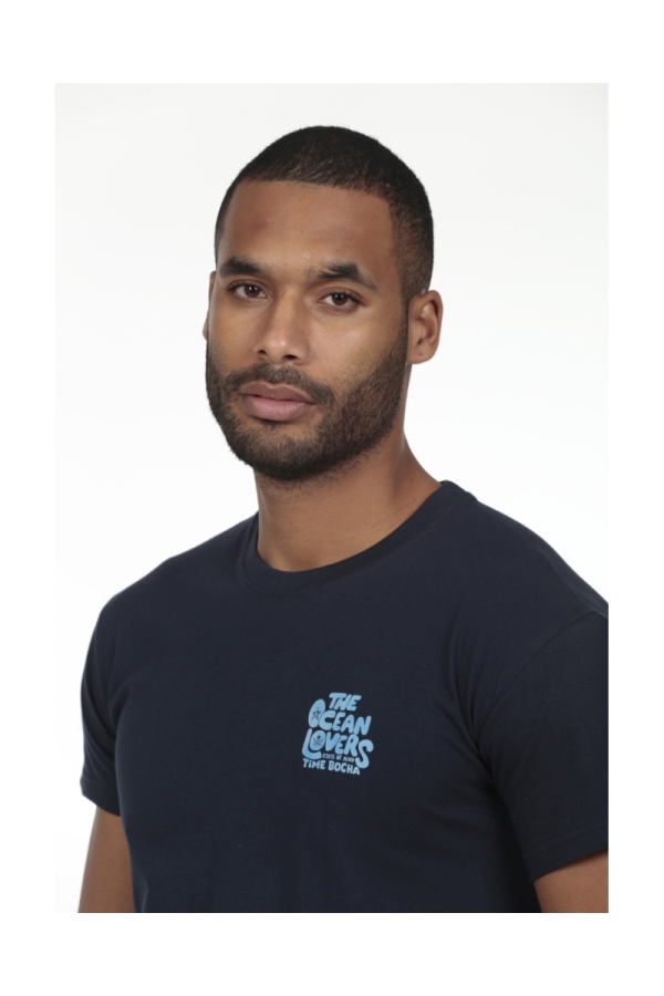 Camiseta Ocean Hombre The Time Of Bocha RV1C25 Marino