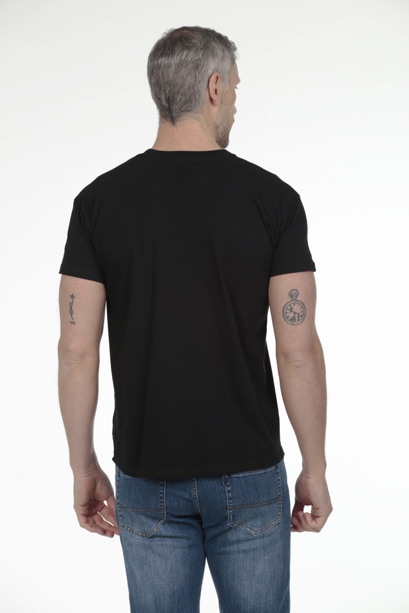 Camiseta Wagen Hombre The Time Of Bocha RV1C28 Negro 2