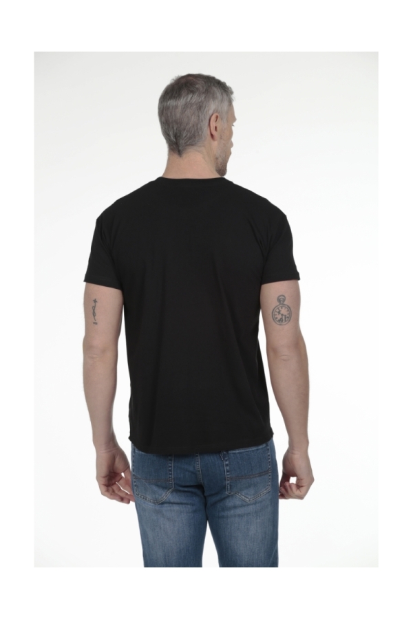 Camiseta Wagen Hombre The Time Of Bocha RV1C28 Negro