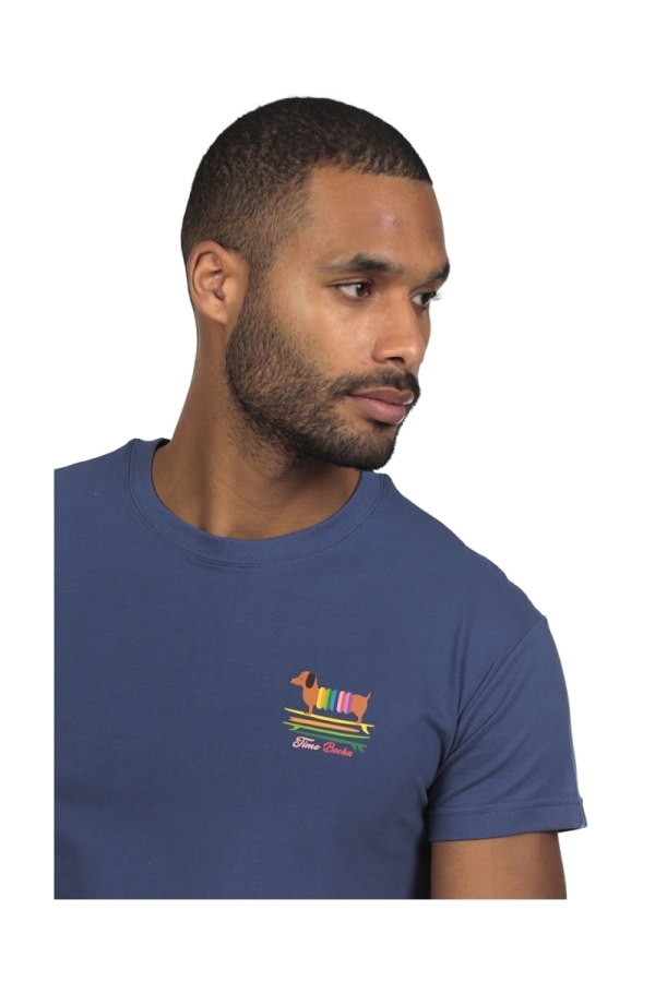 Camiseta Surf Hombre The Time Of Bocha RV1C29 Denim