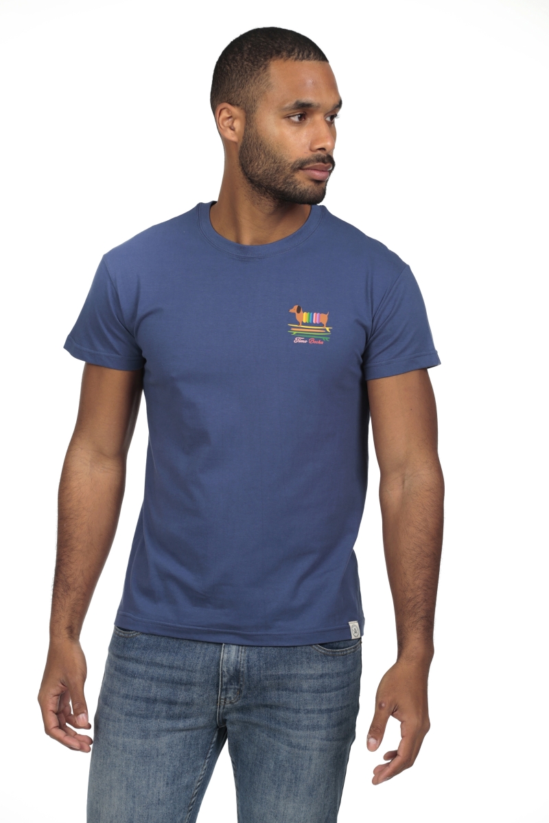 Camiseta Surf Hombre The Time Of Bocha RV1C29 Denim 2