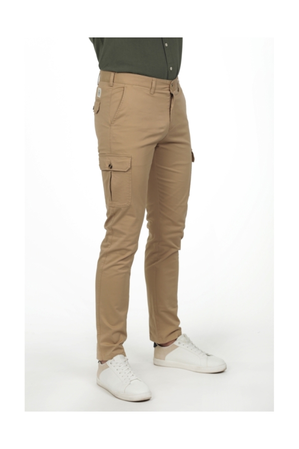Pantalon Cargo Hombre The Time Of Bocha RV1PCARGO Camel