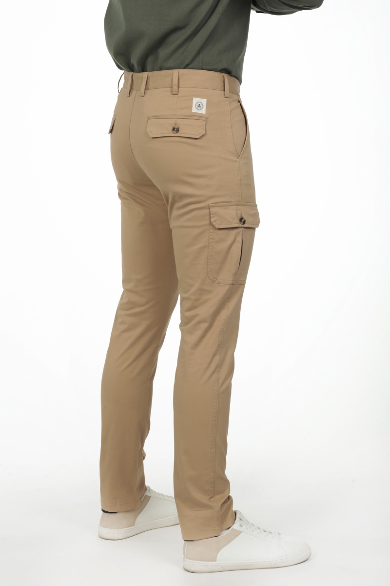 Pantalon Cargo Hombre The Time Of Bocha RV1PCARGO Camel 2